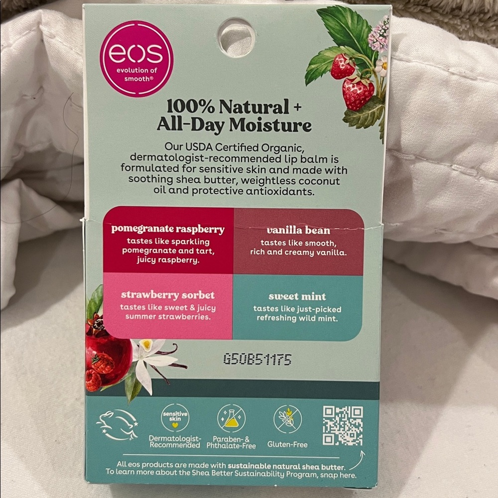 eos Natural Lip Balm Variety Pack NWT - Picture 2 of 2